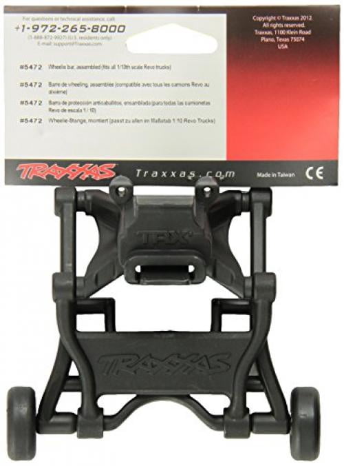 Traxxas Aluminum Side Plates & Wheelie Bar – Orange, For 1/10 Scale RC
