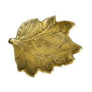 Nearly Natural 10in. Gold Tree of Life Leaf Decorative Accent Tray