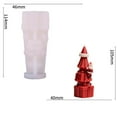 thumbnail image 3 of HaoXun DIY Santa Claus Aromatherapy Candle Silicone Mold - Multi-Use Christmas Tree Candle & Soap Making Kit for Holiday Crafts, Reusable Gift Styling Mould (Easy Demolding), 3 of 8
