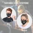 thumbnail image 3 of Dust Mask, Breathable Reusable Face Mask for Woodworking Construction Mowing Grinding, 3 of 9