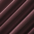 thumbnail image 3 of Sun Zero Evelina Faux Dupioni Silk Beaded Tassels Thermal Extreme 100% Blackout Back Tab Curtain Valance,50" X 17", Bordeaux Red, 3 of 8