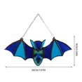 thumbnail image 2 of Home Decor Halloween Party Bat Suncatcher Window Hanging Wall Art Decoration Colorful Bat, 2 of 2