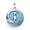 Turquoise, variant on 1pc Natural Cat Moon Crystal Gemstone Chakra Pendant Reiki Healing Energy Charms-Turquoise