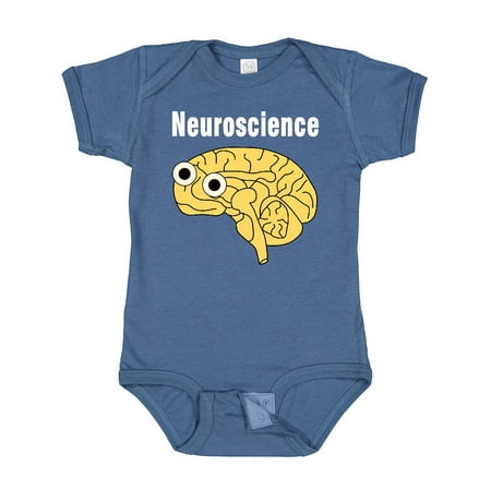 

Inktastic Neuroscience Brain White Text Gift Baby Boy or Baby Girl Bodysuit