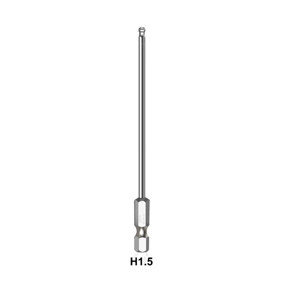 1Pc Ball End Hex Screwdriver Bit Metric Hex Bit 100mm Long Magnetic 1pc-ball-end-hex-screwdriver-bit-metric-hex-bit-100mm-long-magnetic