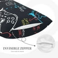 thumbnail image 5 of Fotbe Joystick Gamepad Pillow Cases - Envelope Closure - Luxury, Extra Soft, Cooling Pillow Covers - Wrinkle, Fade, Stain Resistant-16"x24", 5 of 9