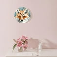 thumbnail image 3 of ATEDEANEI 12" Wall Clock Battery Operated Silent Non Ticking Simple Hand Drawn Cute Fox Cute Design, 3 of 5