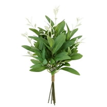 Mainstays 17.5in Indoor Artificial Laurel Bundle, Green Color