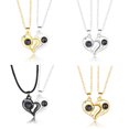 thumbnail image 3 of Magnetic Necklaces 100 Languages I Dating Prop Craftsmanship Love You Projection Couples Necklace Matching Necklace for Couples Best Friend Necklaces Type 2, 3 of 9