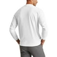 thumbnail image 2 of Ma Croix Mens Lightweight Casual Premium Comfort Crew Neck Collar Long Sleeve T-Shirt, 2 of 7