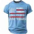 thumbnail image 2 of KDFJPTH T Shirts for Kid Trendy Boys Patriotic Graphic Fourth Of July Celebration Print Tee Toddler Tshirts, 2 of 4
