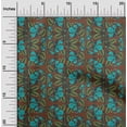 thumbnail image 1 of oneOone Viscose Jersey Fabric Leaves & Floral Block Decor Fabric Printed BTY 60 Inch Wide, 1 of 5