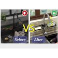 thumbnail image 3 of Faucet Sponge Holder Kitchen Sink Caddy, Over The Sink Shelf Drain Rack For Sink Organizer & Storage, 3 of 4