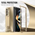 thumbnail image 5 of Allytech Galaxy Z Fold3 Case with Build-in Screen Protector, Stand Full Body Protective Bumper Anti-Scratch Camera Lens Protector Phone Case for Samsung Galaxy Z Fold3 - Gold, 5 of 7