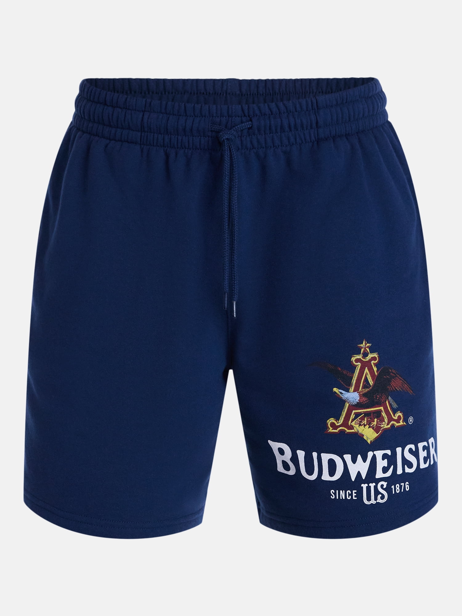 Budweiser Men's and Big Men's Fleece Jogger Shorts, Sizes XS-3XL
