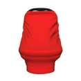 thumbnail image 2 of Haiem Red Baby Nursing Cover & Nursing Poncho - Multi Use Cover for Baby Car Seat Canopy, Stroller Cover, 360°Full Privacy Breastfeeding Coverage, 2 of 9