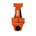 thumbnail image 1 of Barkertime Neon Orange Escape-Proof Washable Dog Diaper Overall - Made in USA, 1 of 7