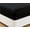 Black, variant on Alive Pixels Ivory Solid 100% Cotton Fitted Sheet 21 inch Deep Pocket 800TC