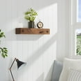 DRAKESTONE Farmhouse Floating Shelf w/ Clavos Walnut