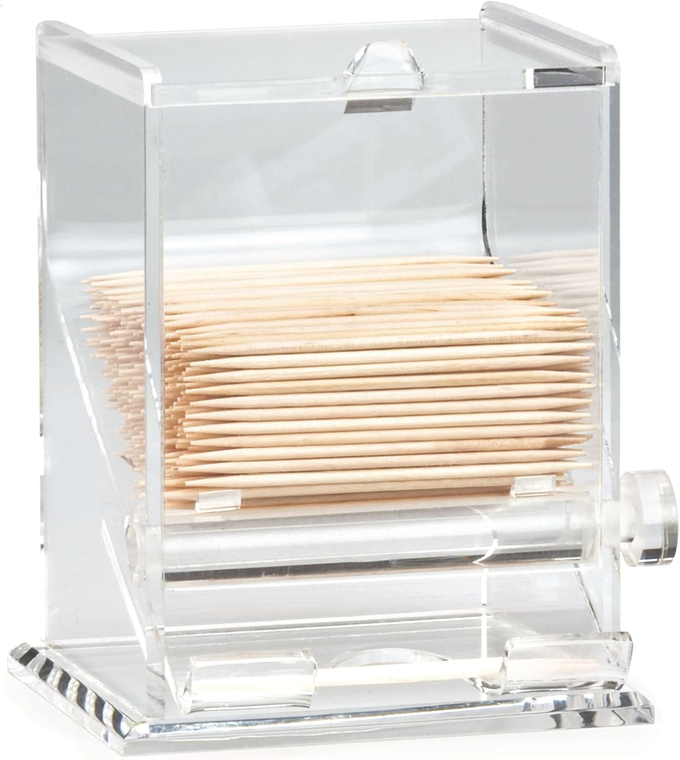 TABLECRAFT PRODUCTS COMPANY 228 Toothpick Dispenser,3-1/4"W  x 4"H,Clear