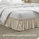 thumbnail image 2 of Faldón de Cama Bare Home Ajustable 15 Pulgadas Color Arena Tamaño Queen, 2 of 6