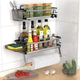 thumbnail image 6 of TINANA Shower Caddy Shelf Organizer Rack: Self Adhesive Bathroom Shelves, Rustproof No-Drilling Stainless Steel Shower Storage for Inside Shower-Black, 6 of 6