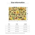 thumbnail image 2 of Vsdgher Ethnic African Pattern Fleece Throw Blanket, Horizontal Fleece Bedding Home Decor for Couch & Bed All Season Use -40"x30", 2 of 7