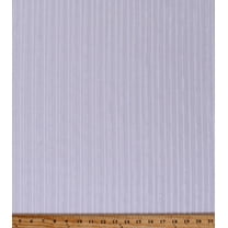 Heirloom Batiste/Lawn White on White Sheer Striped Metallic 56" Wide Cotton Fabric by the Yard (1001R-1E)