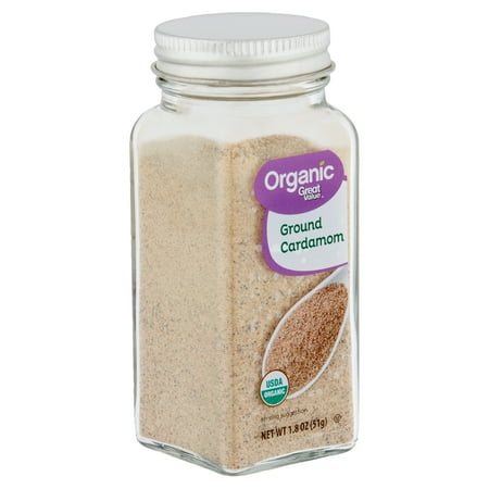 - Great Value Organic Ground Cardamom, 1.8 oz