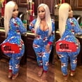 thumbnail image 4 of Women's Christmas Onesie Pajamas Sleepwear Adult Holiday Jumpsuit Romper Nightwear, 4 of 6