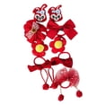 thumbnail image 4 of 10 gomas para el pelo para niñas, bonitas y suaves, para adolescentes, regalo para festivales de primavera. Estilo E, 4 of 9