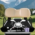 thumbnail image 3 of XYZCANDO Universal 2-Seat Golf Cart Seat Cover with 4 Pockets - Terry Cloth Non-Slip Protector for EZGO Club Car Yamaha, 3 of 8