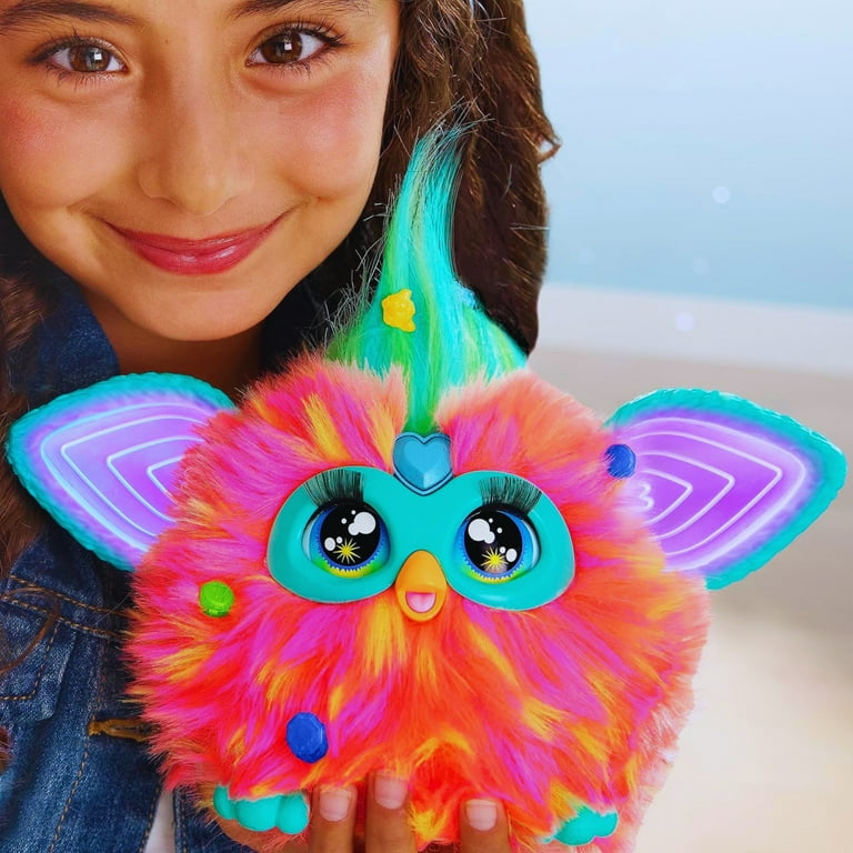  Furby Coral, 15 Fashion Accessories, Interactive Plush Toys for  6 Year Old Girls & Boys & Up, Voice Activated Animatronic : Toys & Games