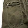 thumbnail image 6 of uikmnh Mens Shorts Men's Cargo Shorts Baggy Multi Pocket Five Quarter Mid Length Size:34, 6 of 7