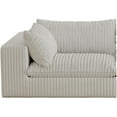 thumbnail image 6 of 118" Cloud Modular Sectional Couch,Modern Double-Layer Design Upholstered Couches, Comfort Corduroy Fabric Sofa for Living Room, Deep Seat Couch, No Assembly Required (White,3 Seater), 6 of 6