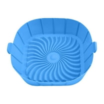 1Pcs Air Fryer Silicone Liners for 2 to 3 QT Small Air Fryers Square Non-Stick Reusable Air Fryer Silicone Liners Silicone Pot Bowl Liner Baking Tray Air Fryer Accessories Better Than Paper