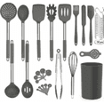 thumbnail image 1 of Utensilios De Cocina Malubero 40 Piezas Silicona Gris, 1 of 4