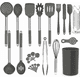 thumbnail image 1 of Utensilios De Cocina Malubero 40 Piezas Silicona Gris, 1 of 4