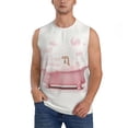 thumbnail image 2 of Goofa Cute Bathtub Printed Men's Sleeveless T-Shirt - Athletic Gym Workout Tank Top for Men - Moisture-Wicking, UPF 30+ Quick-Dry Muscle Tee-3X-Large, 2 of 8