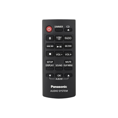 Panasonic - Stereo System with CD, Bluetooth and Radio, 80W - Black