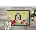thumbnail image 2 of Carolines Treasures BB6088MAT 18 x 27 in. Easter Eggs Shih Tzu Black White Indoor or Outdoor Mat, 2 of 2