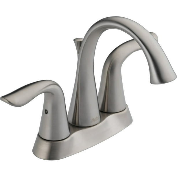 Delta Lahara Two Handle TractPack Centerset Bathroom Faucet Walmart