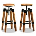 thumbnail image 5 of vidaXL Bar Stools 2 Pcs Solid Mango Wood, 5 of 9