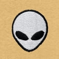 thumbnail image 2 of Dalix Lil Alien Heavyweight Soft Tee Short Sleeve Cotton Shirt Mens in Vin Gold XL X-Large, 2 of 5
