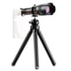 thumbnail image 1 of Lente del teléfono Metal 60X HD Teléfono Teleobjetivo Zoom Kit de lente Telescopio monocular con mini trípode extensible Eye Cup Clip de metal Bolsa de lente portátil Universal para la mayoría de los APEXEL  Lente del teléfono, 1 of 4