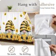 thumbnail image 6 of Sunflower Gnomes Small Cabinet Curtains 11"W x 13"L, Summer Botanical Bee Yellow Sink Skirt Dust-Proof Short Curtain for Bathroom Vanity Storage Cubby Desk, Self Adhesive Privacy Drapes, 6 of 9