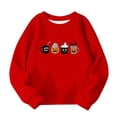 thumbnail image 4 of Mitankcoo Girls Halloween Print Sweatshirt Crew Neck Long Sleeve Pullover for Fall Casual Wear, 4 of 5