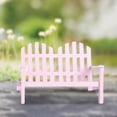 thumbnail image 3 of Simulación 1/12 casa de muebles BJD de muñeca Micro paisaje sillón modelo jardín parque decoración accesorios asiento doble rosa Salvador banco de la casa de muñecas, 3 of 10