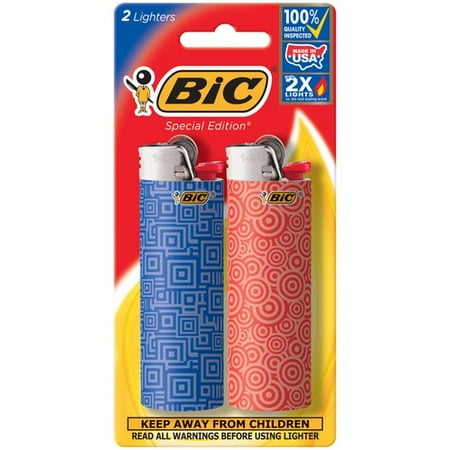 BiC Special Edition Geometrics Lighter Series, 2 count