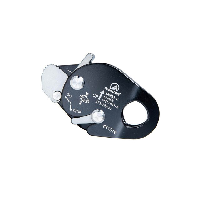 Safety Arborist Rope Grab Rock Tree Tree Climbing Climbing Arborist Rope Grab Stop Descender Pulley Device Black